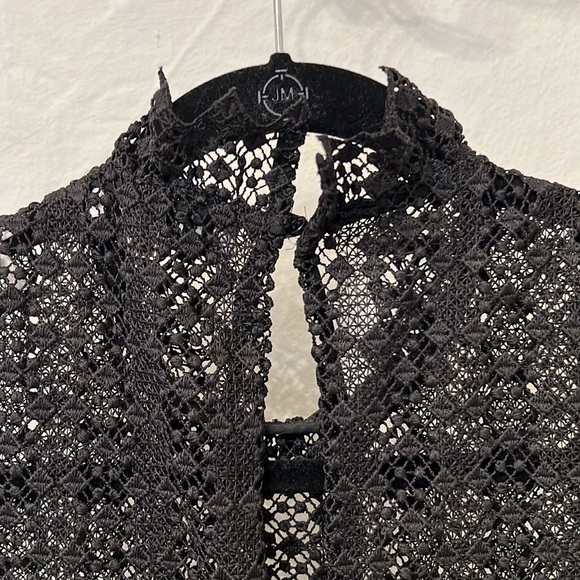 Sandro black lace dress - Picture 3 of 4